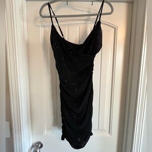 Windsor Black Glitter Dress